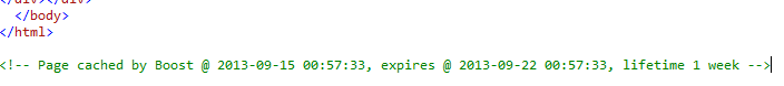 Boost status in HTML source